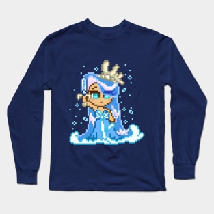 Sea Fairy Cookie Pixel Long Sleeve T-Shirt